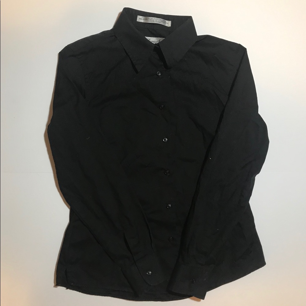 Black Dress Shirt Women’s Button Down